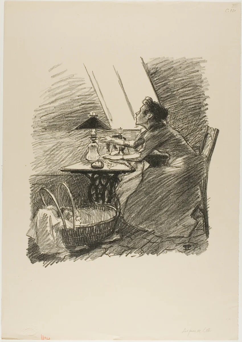 The Joys of Summer by Théophile Alexandre Steinlen, print, 1894