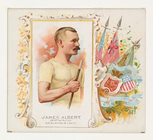 James Albert, Go As You Please, from World's Champions, Second Series (N43) for Allen & Ginter Cigarettes by Allen & Ginter, print, 1888