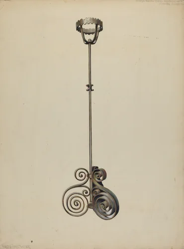 Stand for Incense Burner by Walter Hochstrasser, index of american design, 1938