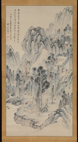Shōrinji Temple by Okada Beisanjin, painting, 1817