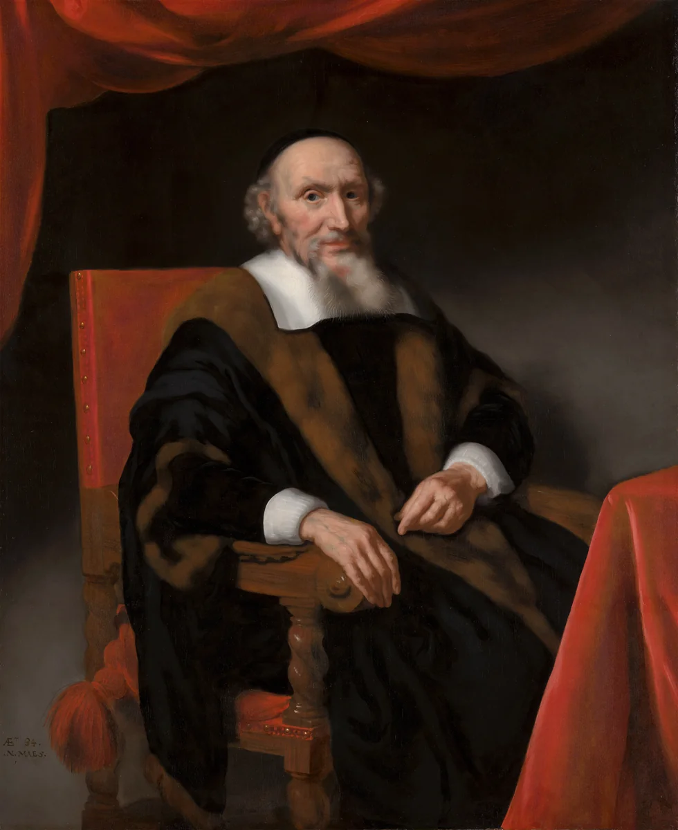 Portrait of Jacob Trip (c.1576-1661) by Nicolaes Maes, painting, 1665