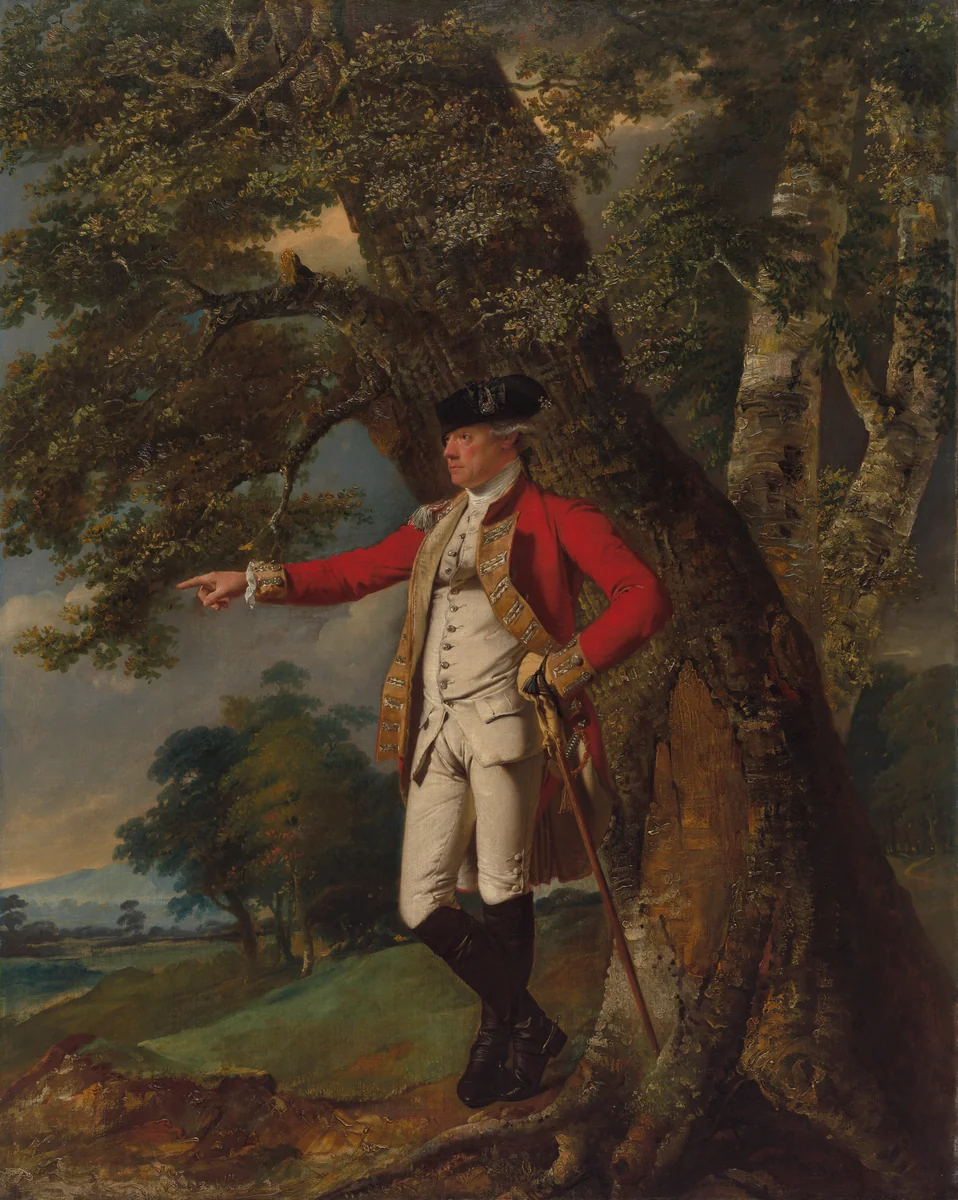 Portrait of Colonel Charles Heathcote by Joseph Wright, painting, 1771-1772