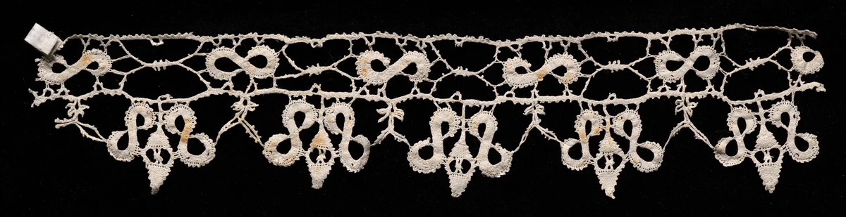 Bobbin Lace Edging by Unknown, textile, 1500-1699