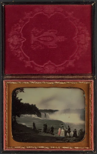 The Niagara Falls by Platt D. Babbitt, photograph, 1848-1852