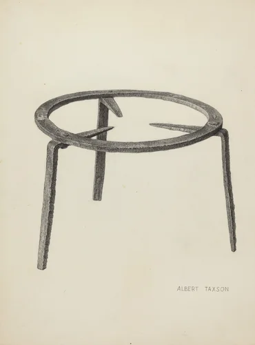 Trivet by Albert Taxson, index of american design, 1939