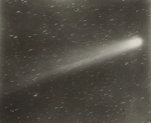 Halley's Comet by Yerkes Observatory, photograph, 1910