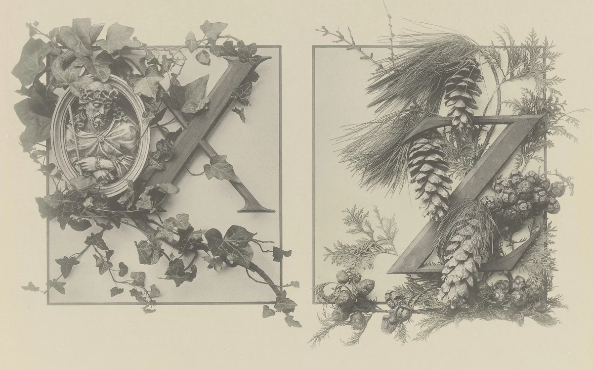 Page from Festons und Dekorative Gruppen by Unidentified Photographer, photograph, 1893