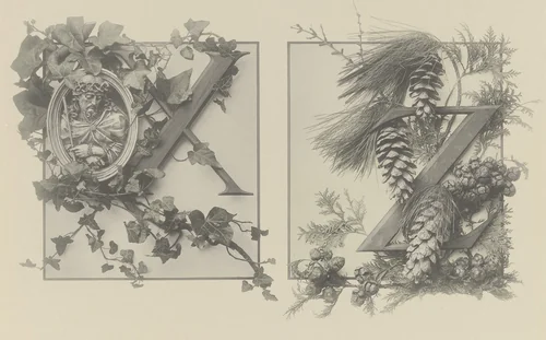 Page from Festons und Dekorative Gruppen by Unidentified Photographer, photograph, 1893