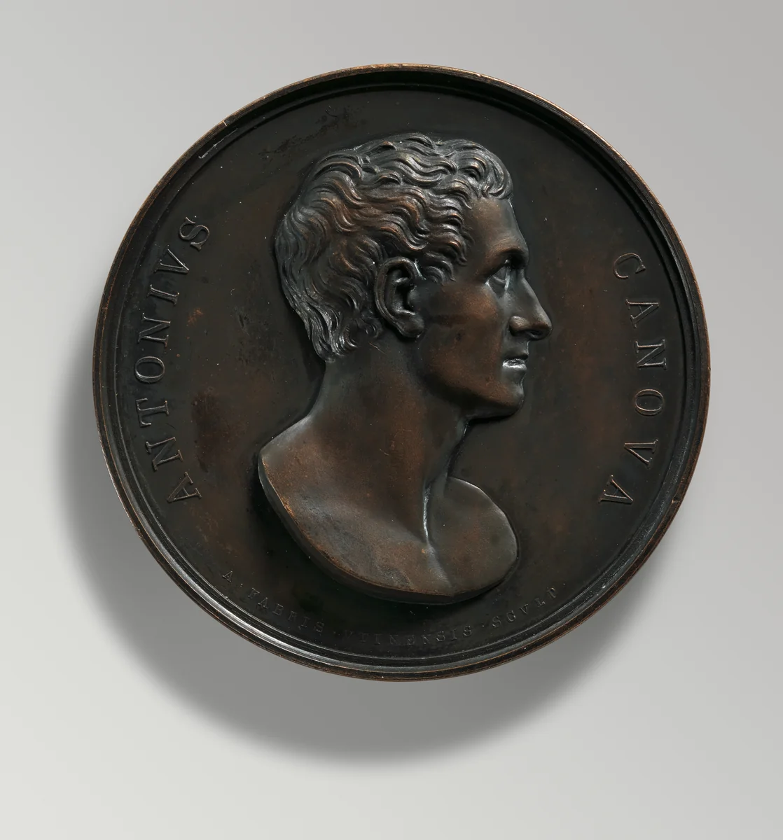 Tomb of Antonio Canova by Antonio Fabris, metalwork, 1827