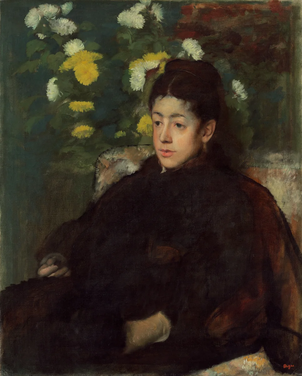Mademoiselle Malot by Edgar Degas, painting, 1877