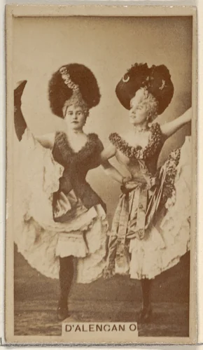 D'Alencan, from the Actors and Actresses series (N45, Type 8) for Virginia Brights Cigarettes by Allen & Ginter, photograph, 1885-1891