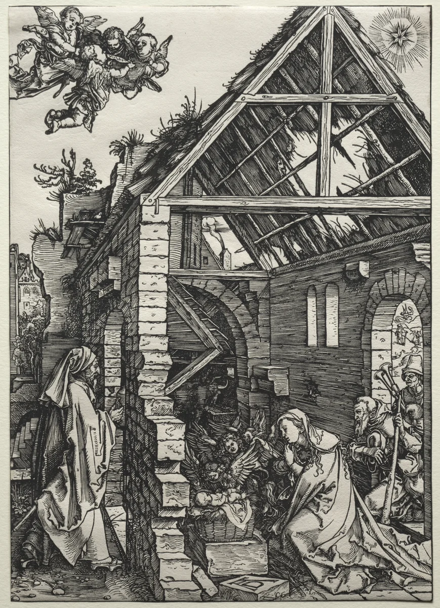 The Nativity by Albrecht Dürer, print, 1502-1503