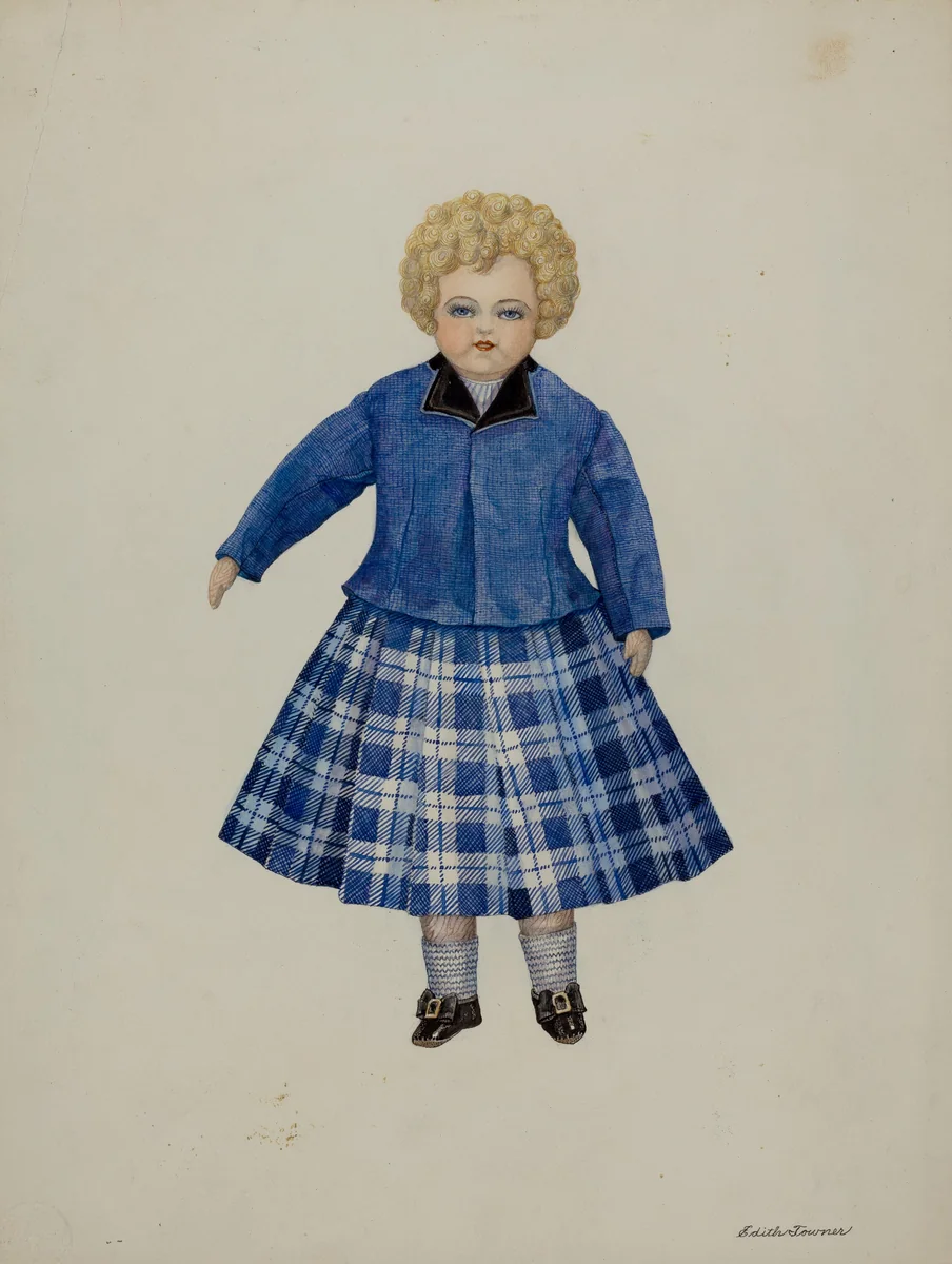 Doll - "Leslie Simpson" by Edith Towner; Josephine C. Romano, index of american design, 1937