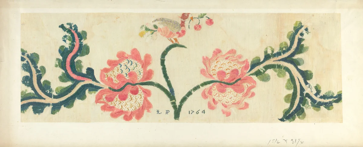 Crewel Bed Hanging by Helen E. Gilman, index of american design, 1938