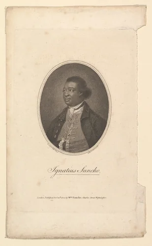 Ignatius Sancho by Francesco Bartolozzi, print, 1802
