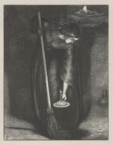 The Lost Piece of Silver (The Parables of Our Lord and Saviour Jesus Christ) by John Everett Millais, print, 1864