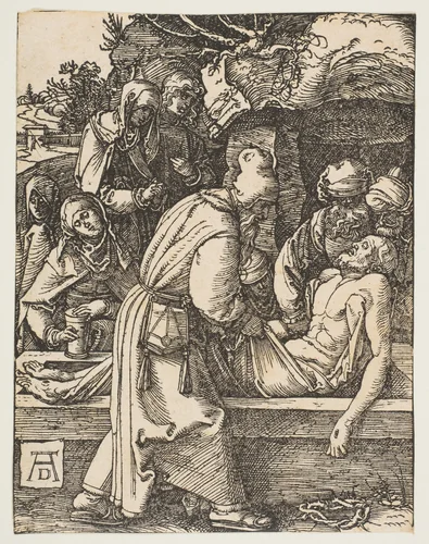 The Deposition, from "The Small Passion" by Albrecht Dürer, print, 1509-1510