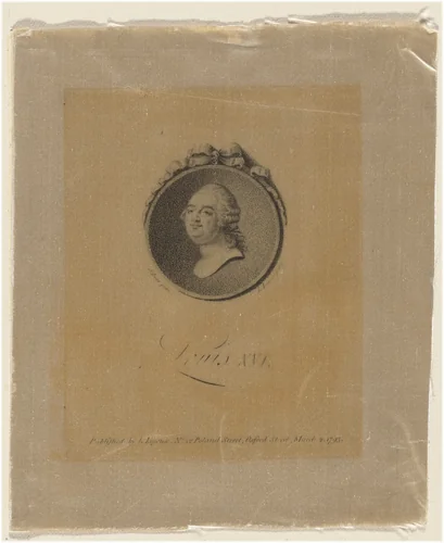 Louis XVI by Louis Legoux
Joseph Boze, print, 1793