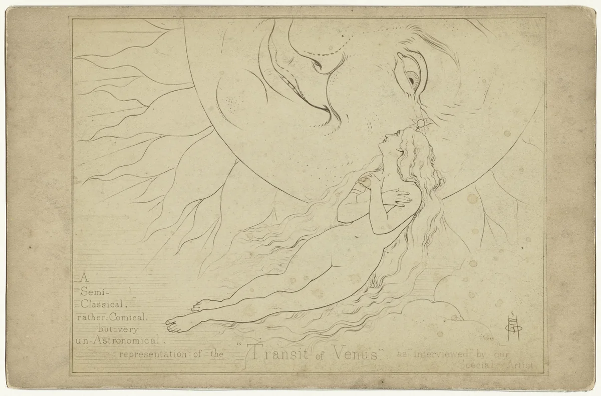 Fotoreproductie van een tekening van een liggende Venus by anonymous, photograph, 1851-1900