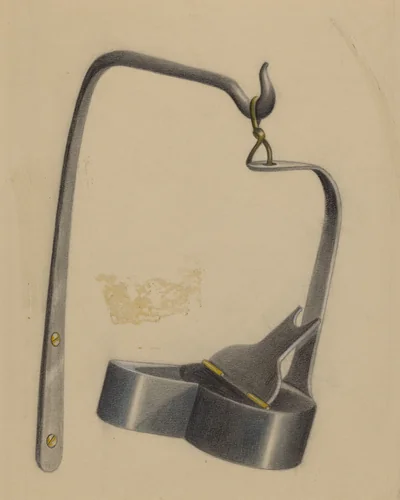 Lamp by Charles Caseau, index of american design, 1936