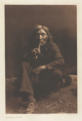 Portfolio VI, Plate 201: Crow Eagle--Piegan by Edward Curtis, other, 1900