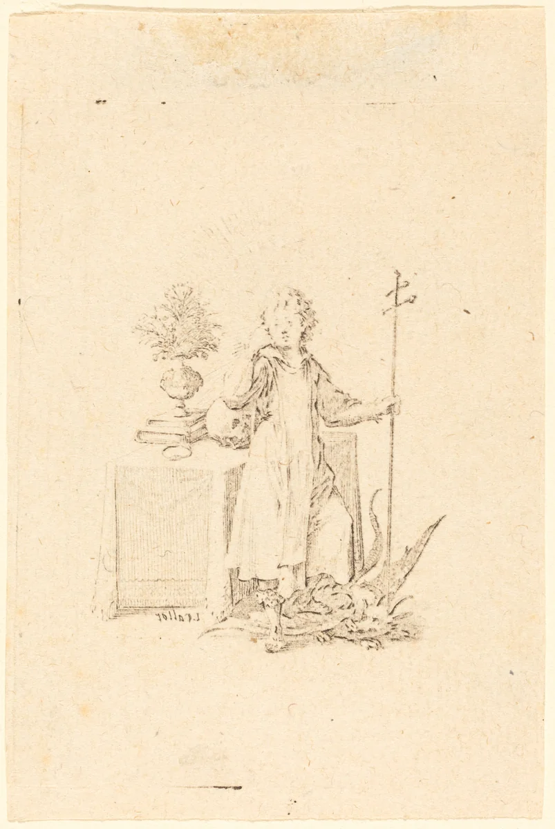 The Young Jesus by Jacques Callot, print, 1592-1635