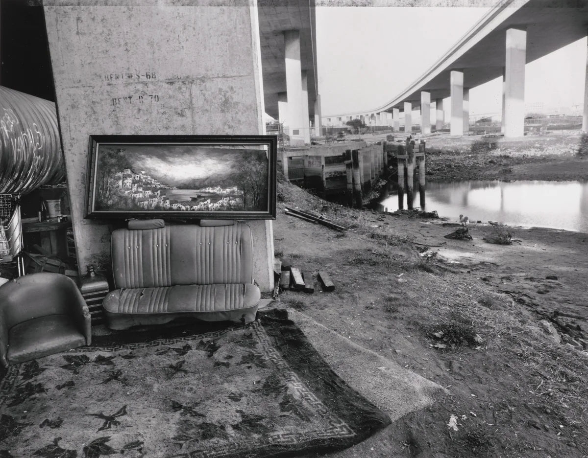 Under Highway 280, San Francisco by Jim Goldberg, photograph, 1991
