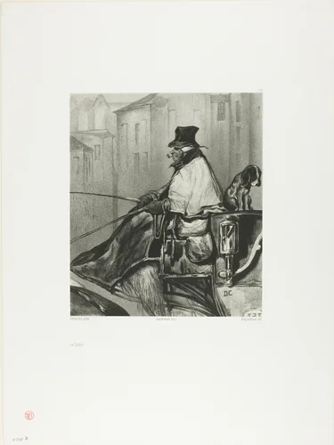 The Coachman by Alexandre-Gabriel Decamps, print, 1827-1863