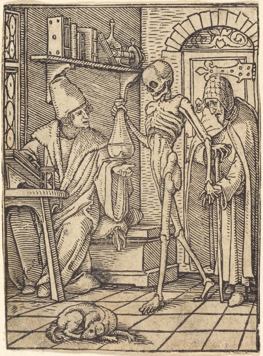 The Physician by Hans Lützelburger, print, 1521-1531
