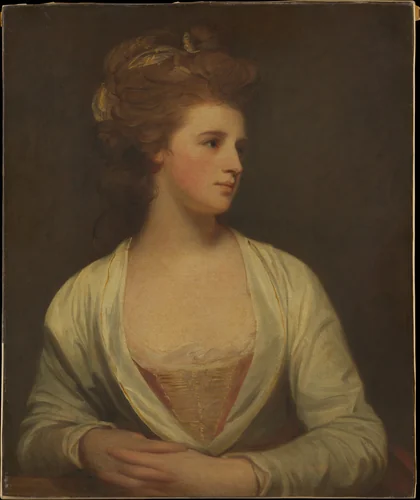 Portrait of a Woman, Said to Be Emily Bertie Pott (died 1782) by George Romney, painting, 1781