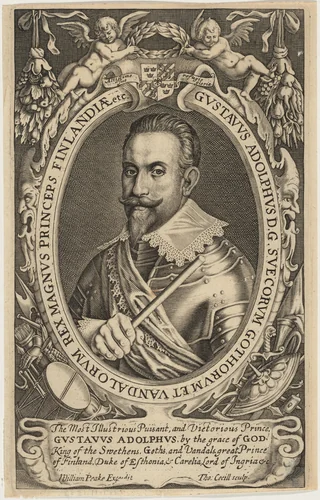 Gustavus Adolphus by Thomas Cecil, print, 1555-1687