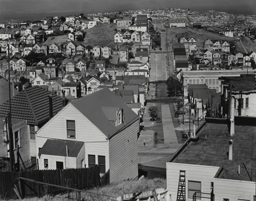 San Francisco Neighborhood by Brett Weston, photograph, 1939