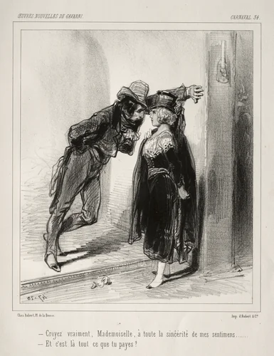 Carnaval by Paul Gavarni, print, 1824-1847