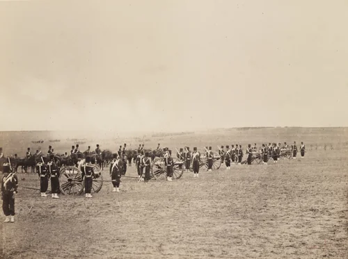 Untitled from the portfolio Souvenirs du Camp de Chalons by Gustave Le Gray, photograph, 1857