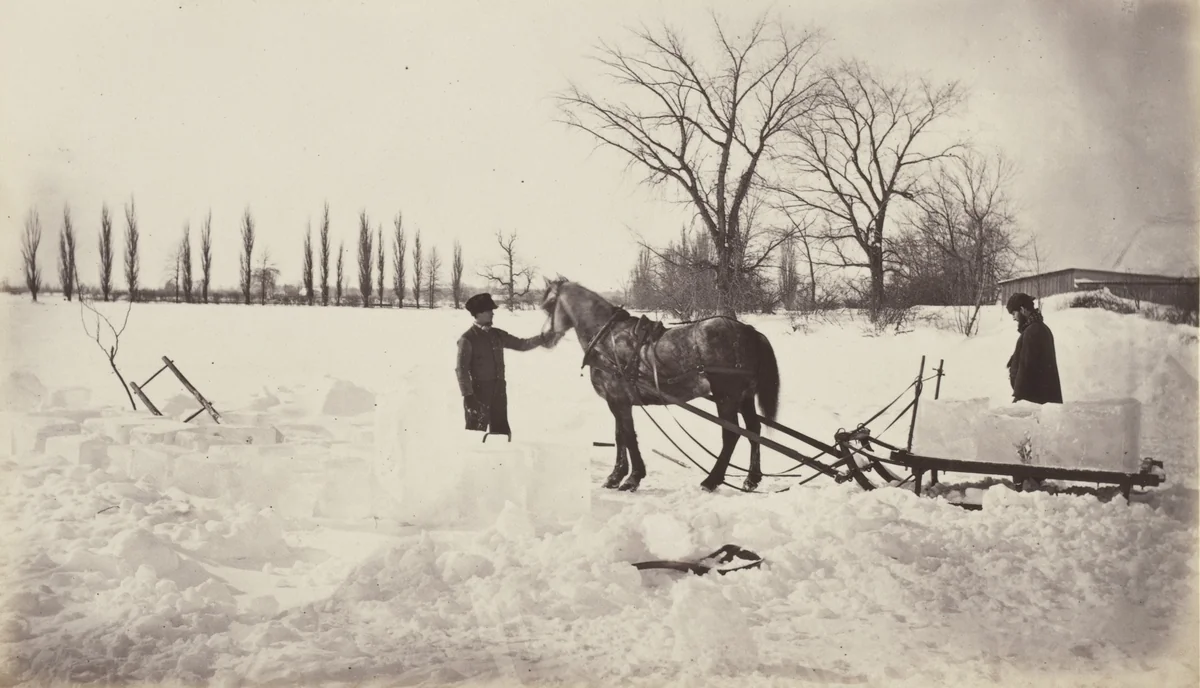 Ice Drawing by Alexander Henderson, photograph, 1865