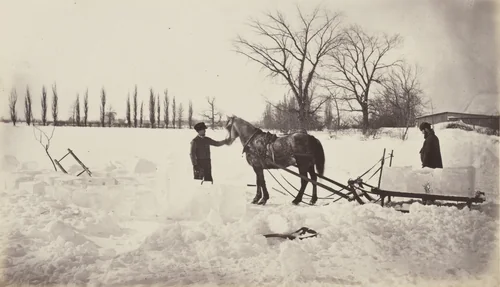 Ice Drawing by Alexander Henderson, photograph, 1865