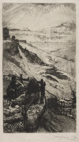 Carrirères d'Amérique pres Paris by Auguste Louis Lepère, print, 1898