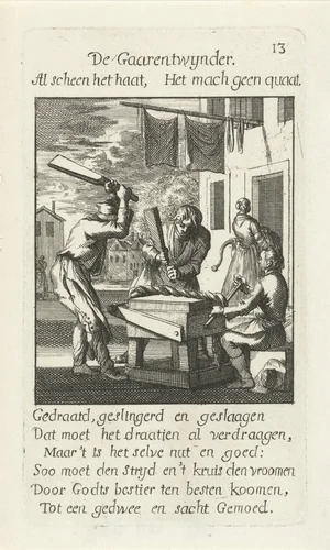 Garentwijnder by Caspar Luyken, print, 1694
