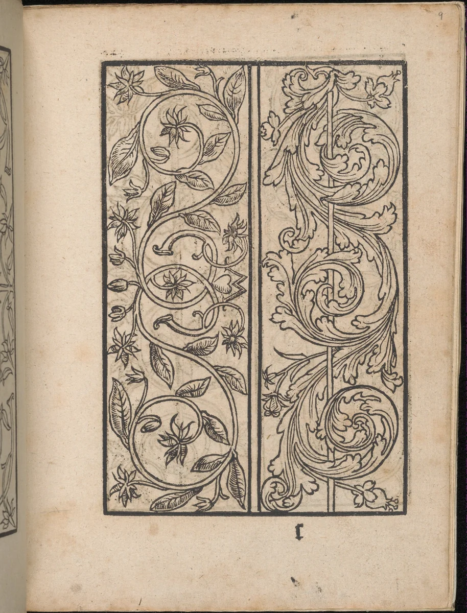 Ein new Modelbuch..., page 5 (recto) by Johann Schönsperger, book, 1524