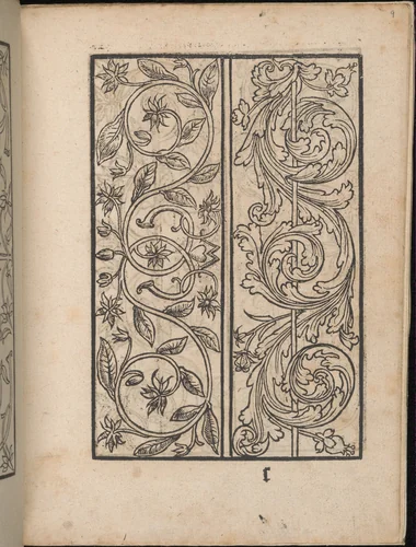 Ein new Modelbuch..., page 5 (recto) by Johann Schönsperger, book, 1524