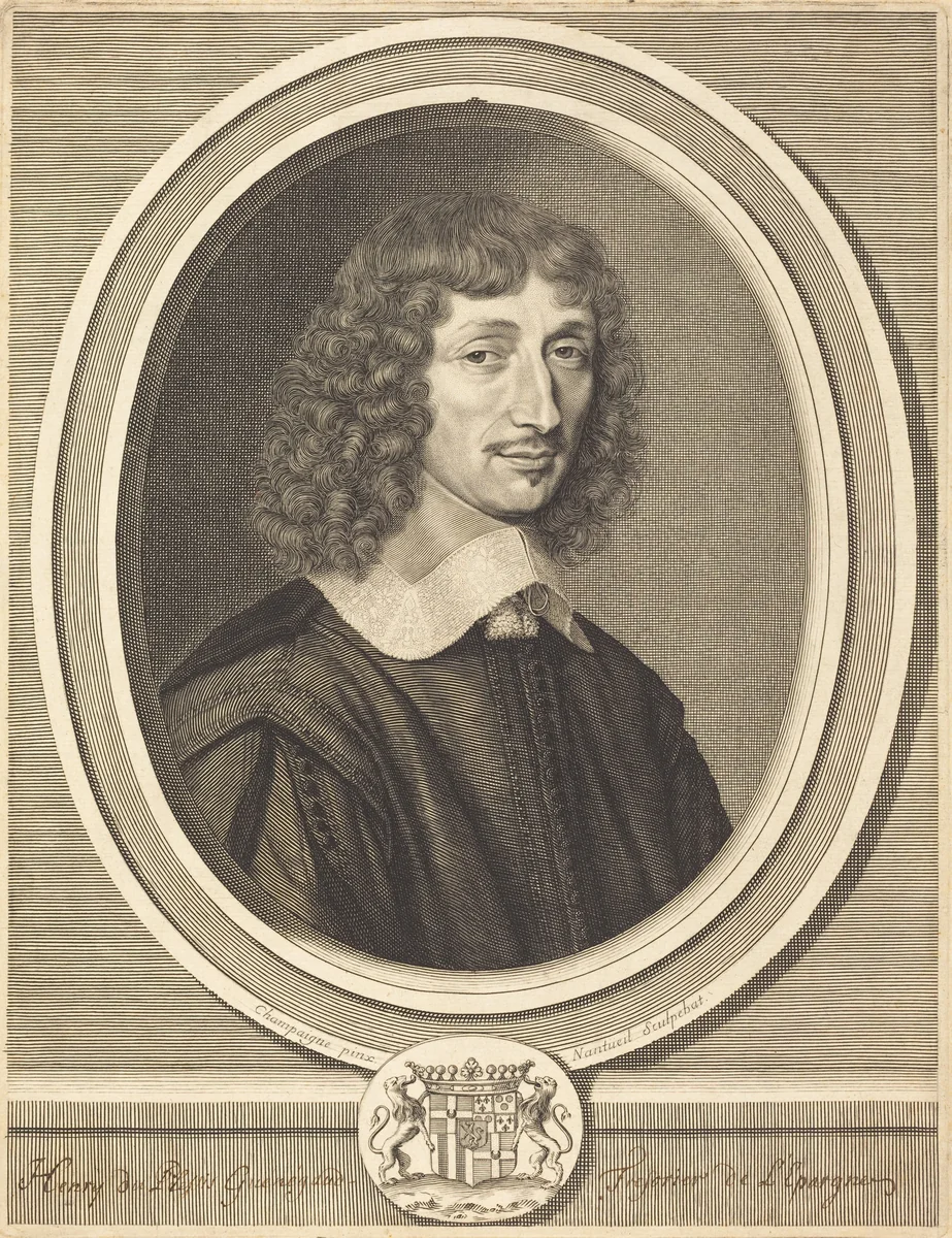 Henri de Guenegaud by Robert Nanteuil
Philippe de Champaigne, print, 1654