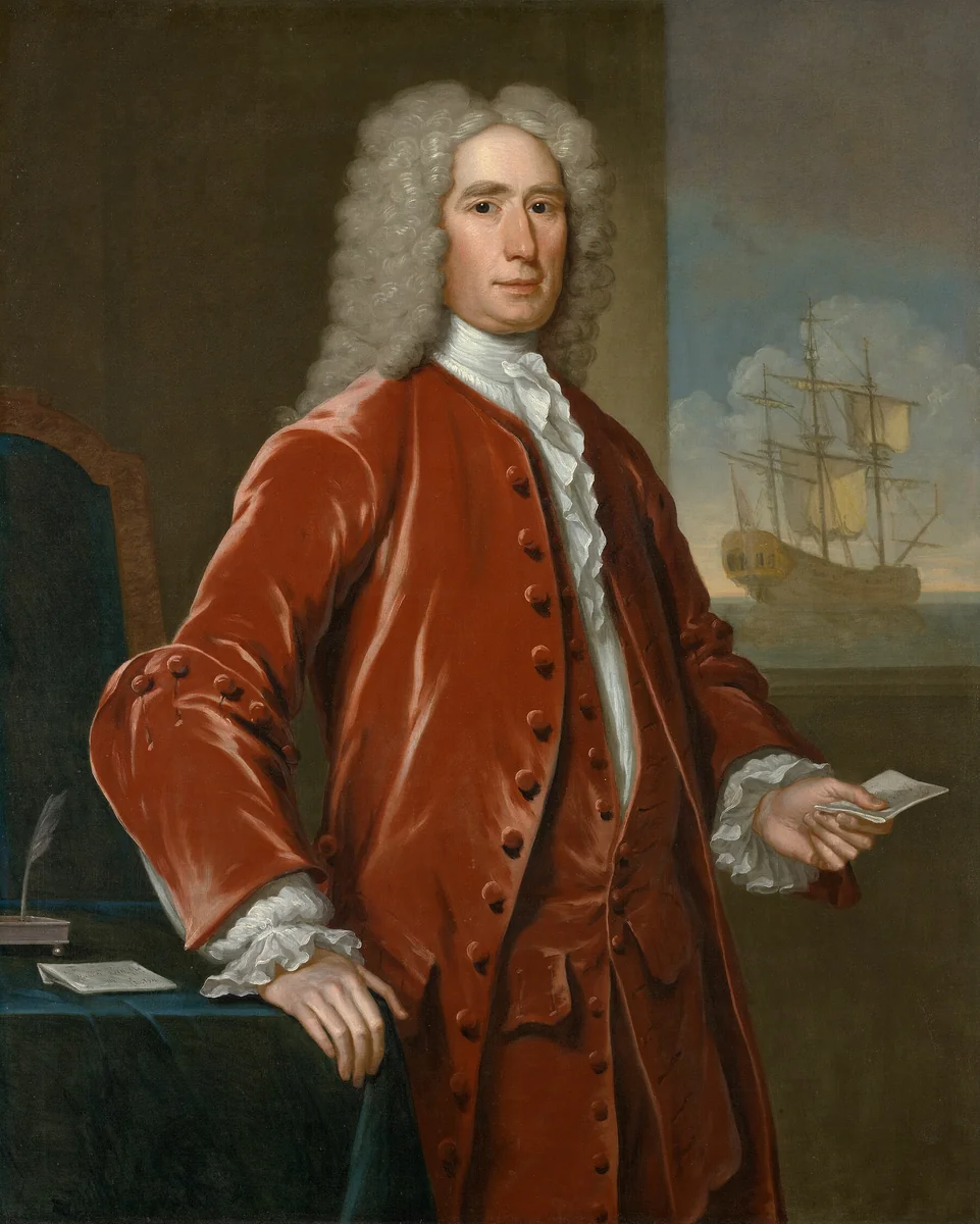 Richard Bill by John Smibert, painting, 1733