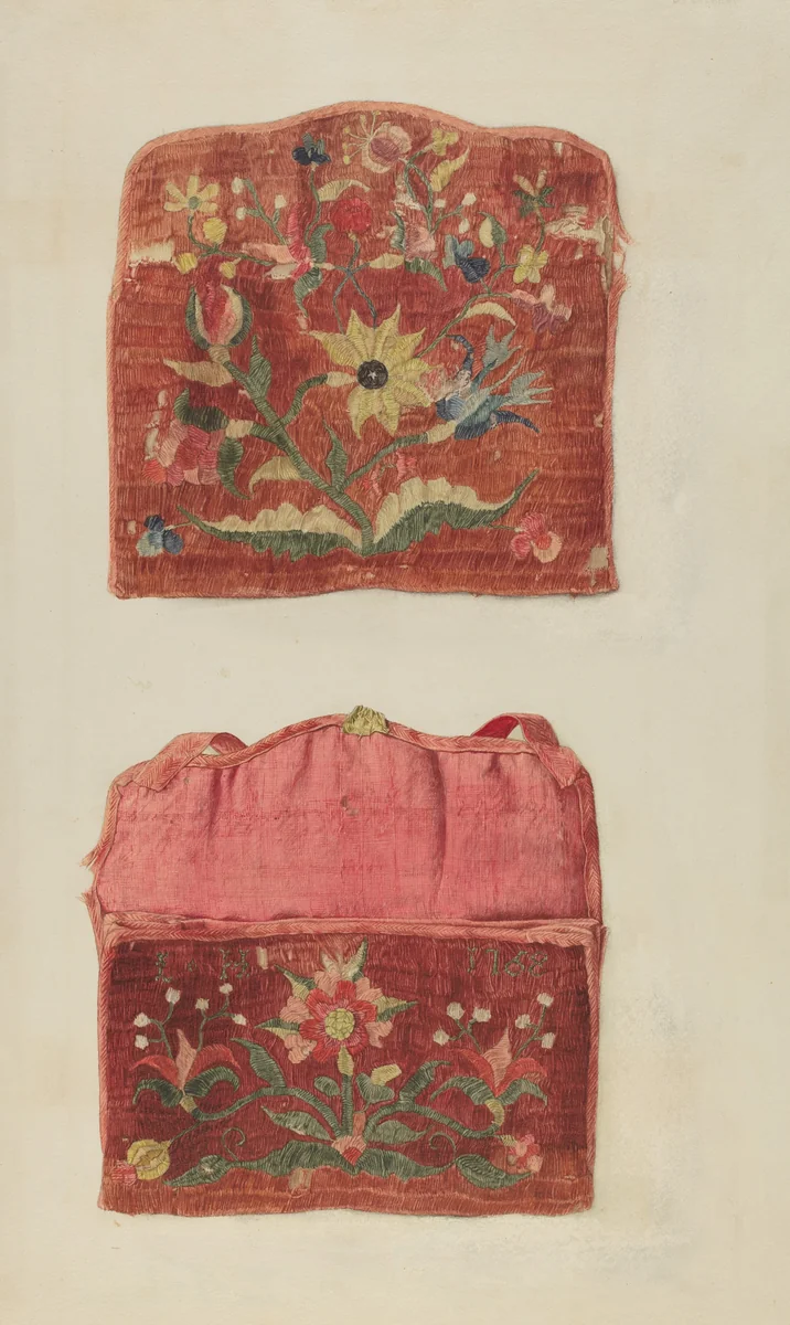 Purse by Phyllis Dorr, index of american design, 1936