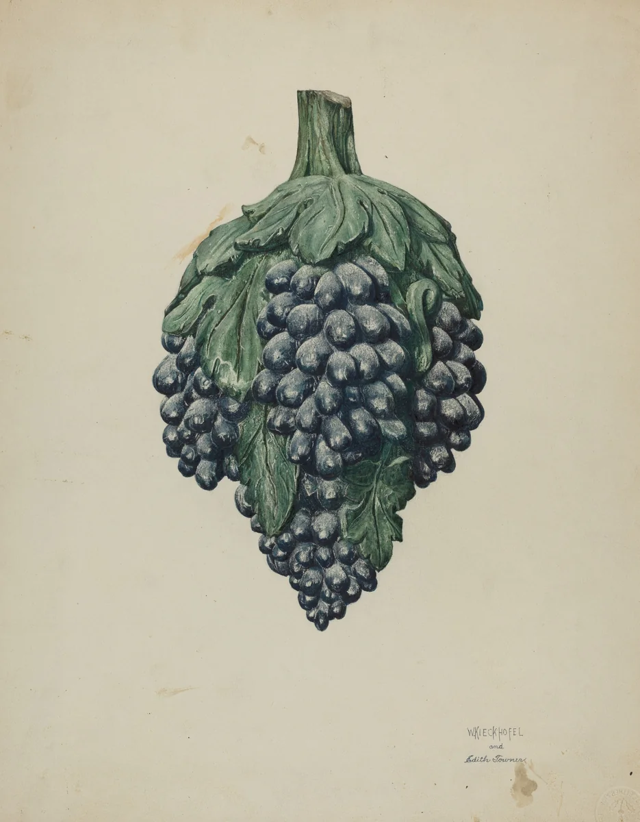 Wine Shop Emblem by William Kieckhofel
Edith Towner, index of american design, 1940