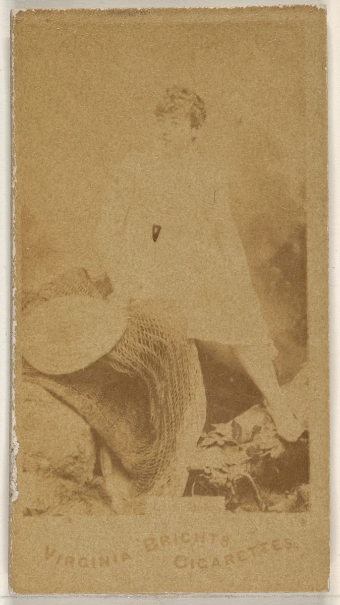 From the Actors and Actresses series (N45, Type 1) for Virginia Brights Cigarettes by Allen & Ginter, photograph, 1885-1891