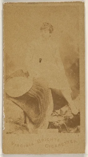 From the Actors and Actresses series (N45, Type 1) for Virginia Brights Cigarettes by Allen & Ginter, photograph, 1885-1891