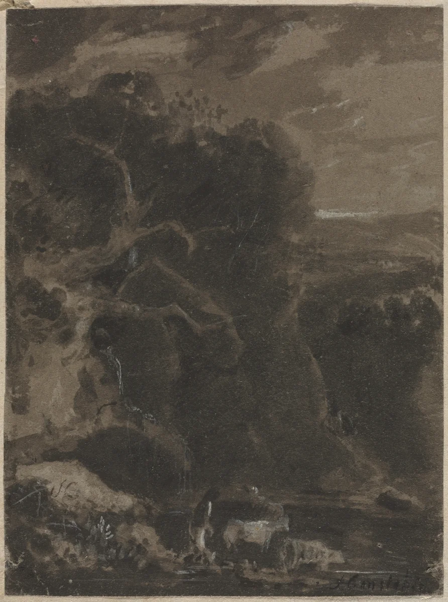 The Ford by anonymous, drawing, 1700-1799