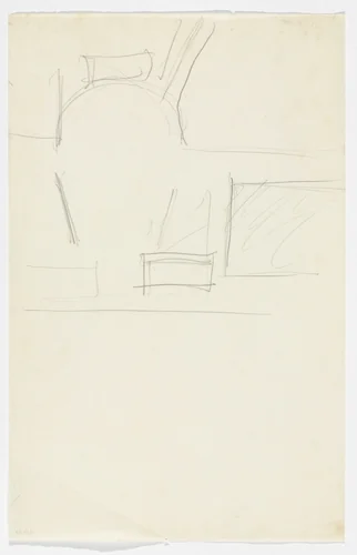 Unidentified sketches by Ludwig Mies van der Rohe, mies van der rohe archive, 1926