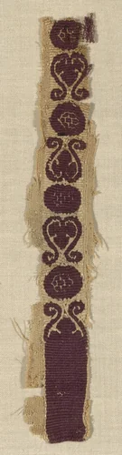 Fragment by Coptic Egypt, textile, 301-500