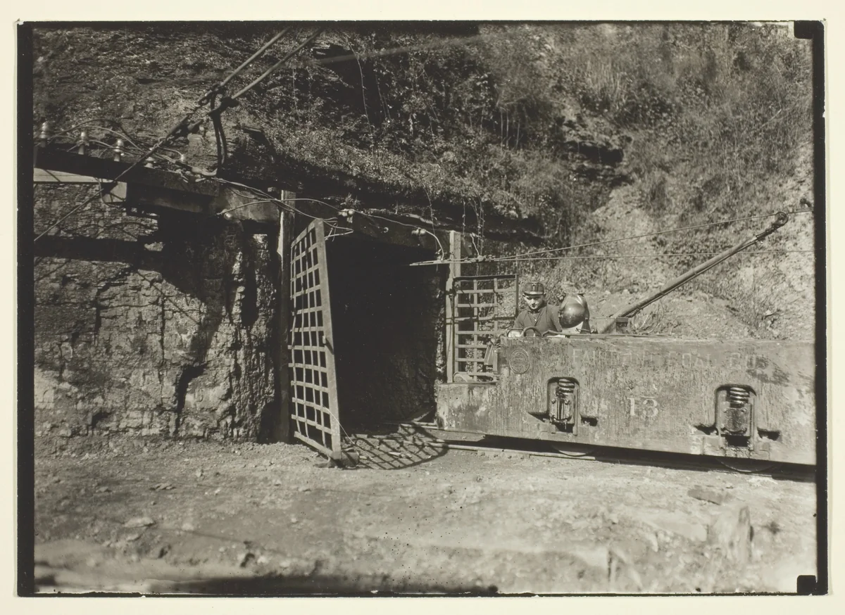 Motor for Coal Train, West Virginia by Lewis Wickes Hine, photograph, 1909